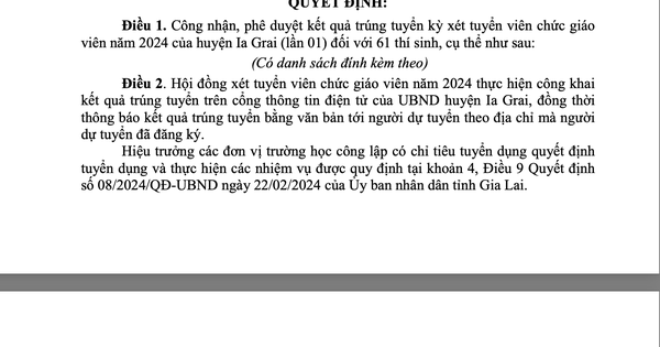 Huyện nói gì việc tuyển dụng 61 viên chức khi đang tinh gọn?