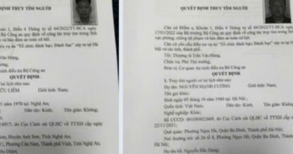 Đề nghị những người liên quan vụ án "Tổ chức đánh bạc và đánh bạc" trình diện