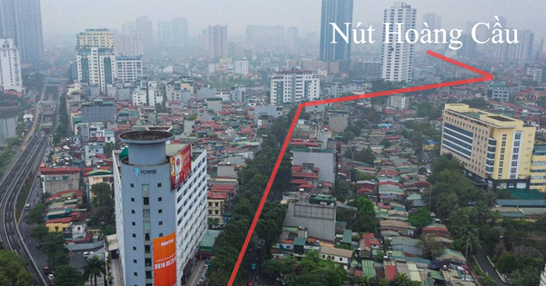 Cận cảnh tuyến đường Hoàng Cầu - Voi Phục trị giá gần 7.800 tỷ đồng