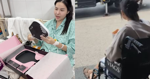 Kỳ Hân - vợ Mạc Hồng Quân lộ diện trên giường bệnh sau chấn thương gãy xương đùi, nói thẳng một điều về pickleball