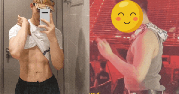 Bóc body thật gây sốc của 1 sao nam Vbiz nổi tiếng tập gym, khoe 6 múi