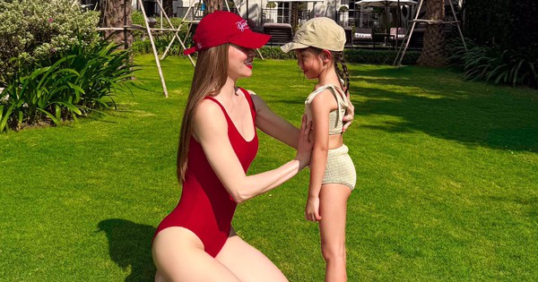 Lisa được gọi là "Hồ Ngọc Hà phiên bản mini", một đặc điểm được thừa hưởng từ mẹ khiến ai cũng khen đẹp