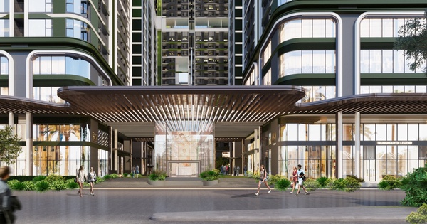 Đại sảnh như resort 5 sao, thông tầng 8m tại thành phố dưỡng lành La Pura