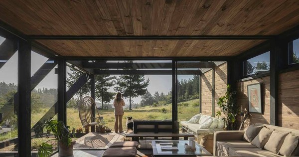 Căn nhà nhỏ lạ mắt giữa bờ biển đầy gió