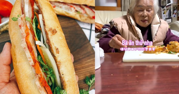 Cụ bà Nhật Bản lần đầu ăn bánh mì Việt Nam, thốt lên hai từ khiến 230.000 người thích thú