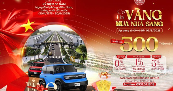Cơ hội vàng sở hữu nhà đất với giá ưu đãi cùng CIC Group