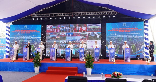 Vinaconex cùng các thành viên liên danh khởi công gói thầu 1.620 tỷ đồng của dự án nút giao Vành đai 3,5 với Đại lộ Thăng Long