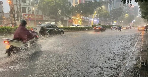 Đêm nay, miền Bắc nhiều nơi mưa to