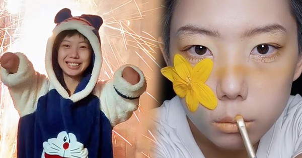 Cô gái "không tay" trở thành chuyên gia trang điểm: Doraemon đời thực và hành trình tỏa sáng