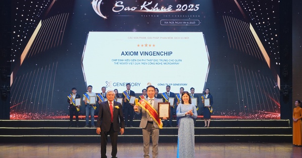 Axiom VinGenChip – Chip định kiểu gen của GeneStory nhận giải thưởng Sao Khuê 5 sao