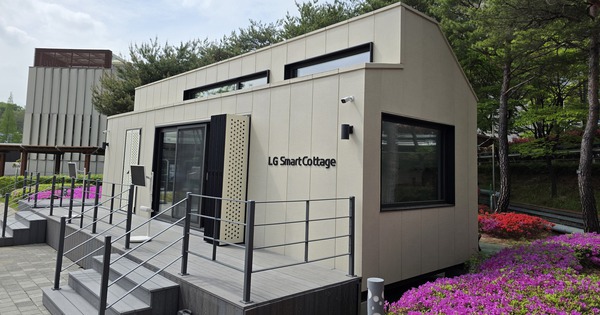 Mẫu nhà lắp ghép thông minh LG Smart Cottage cho những ai có ước mơ 'nuôi cá và trồng thêm rau'