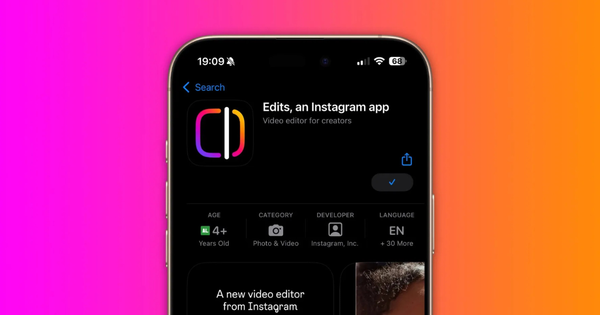 Ứng dụng chỉnh video “Edits” vừa ra mắt, lập tức "gây sốt" khiến CapCut phải dè chừng và lo sợ!
