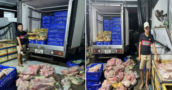 Bắt nhóm đối tượng tuồn hơn 4 tấn thịt lợn bệnh làm giò chả, cung cấp suất ăn công nghiệp