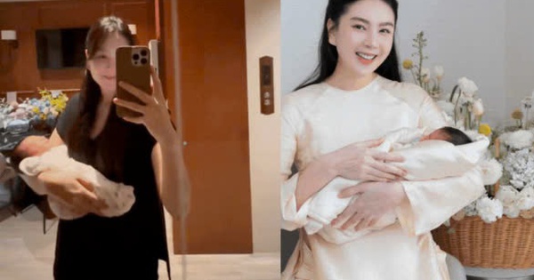 Choáng với số cân nặng sau sinh của Mai Ngọc, hội mẹ bỉm cảm thán: "Mới 5 ngày 4 đêm sinh em bé thôi mà"