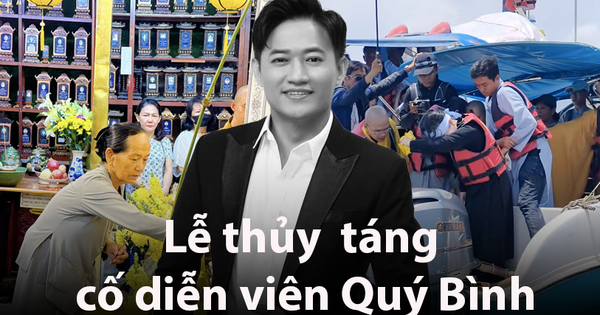 Toàn cảnh lễ thủy táng cố diễn viên Quý Bình ở biển Cần Giờ: Một hành trình tiễn biệt đầy nước mắt