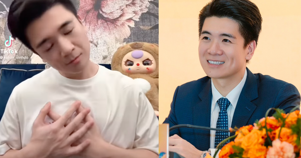 Thiếu gia nhà bầu Hiển xả vai chủ tịch bắt trend "nháy mắt Kim Seon Ho", hoa hậu Đỗ Mỹ Linh liền có phản ứng này