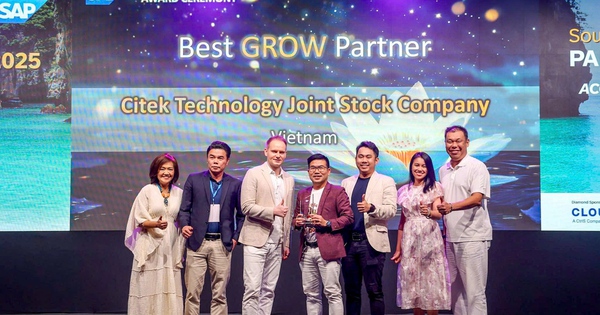 Citek được SAP vinh danh đối tác tốt nhất triển khai GROW with SAP tại Việt Nam