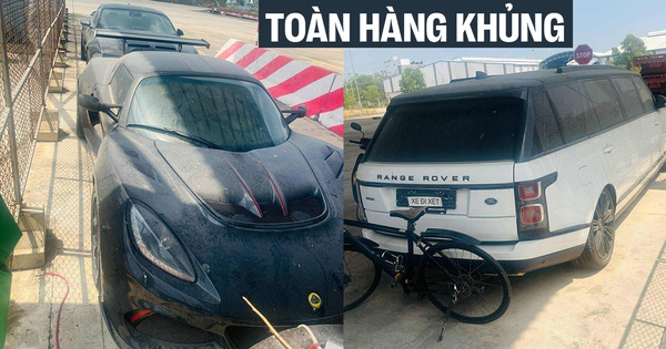 Bộ 3 xe độc trị giá hàng chục tỷ đồng phủ bụi ngoài cảng tại Việt Nam: Range Rover limo dài hơn Transit, có chiếc bản siêu giới hạn