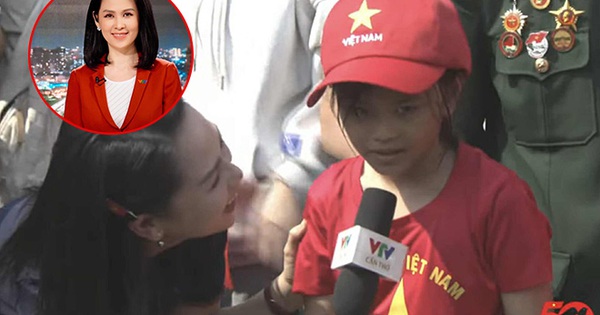 Nữ BTV có pha xử lý cực tinh tế khi phỏng vấn em bé trên sóng trực tiếp sau lễ diễu binh, diễu hành 30/4