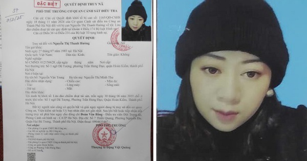 Truy nã đặc biệt Nguyễn Thị Thanh Hường