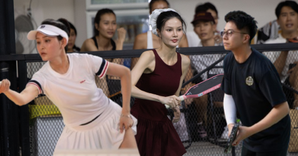 Hiền Hồ lộ nhan sắc thật trên sân pickleball, học trò và tình cũ Hương Giang trực tiếp đối đầu