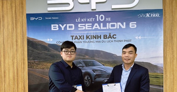 Còn chưa ra mắt, một doanh nghiệp vận tải đã 'chốt đơn' 10 chiếc xe hybrid đầu tiên của BYD để chạy taxi