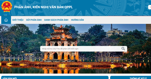 Vận hành thử nghiệm hệ thống tiếp nhận phản ánh về văn bản quy phạm pháp luật