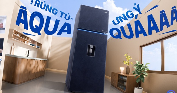 Aqua ra mắt tủ lạnh "lấy nước ngoài", đặc quyền tại Điện Máy Xanh