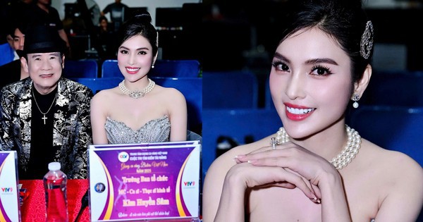MC Kim Huyền Sâm diện đầm bó sát khoe sắc vóc quyến rũ