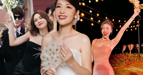 Những bó hoa cưới "linh nghiệm" của Vbiz: Sau màn "xin vía" là những đám cưới cực kỳ hoành tráng