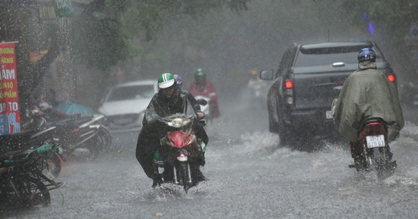Đêm nay và ngày mai, Bắc Bộ mưa to đến rất to
