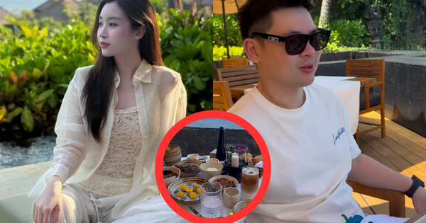 "Dâu hào môn" Đỗ Mỹ Linh tung ảnh hẹn hò Chủ tịch Hà Nội FC ở nước ngoài, bữa sáng thượng lưu gây chú ý
