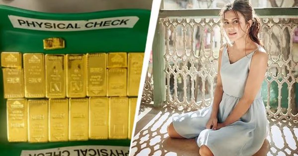 Tịch thu 14kg vàng thỏi trên người nữ diễn viên 32 tuổi nổi tiếng