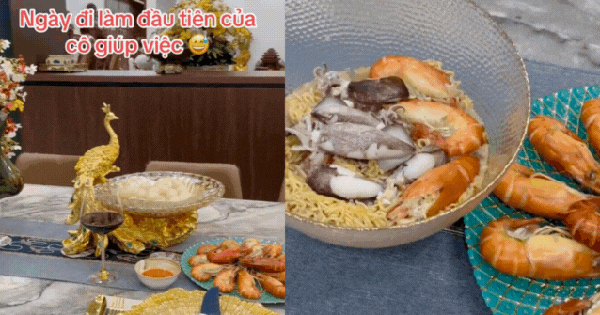 Bát mì của cô giúp việc ngày đầu đi làm cho nhà đại gia thu hút 3 triệu người: Soi kỹ mới biết lý do