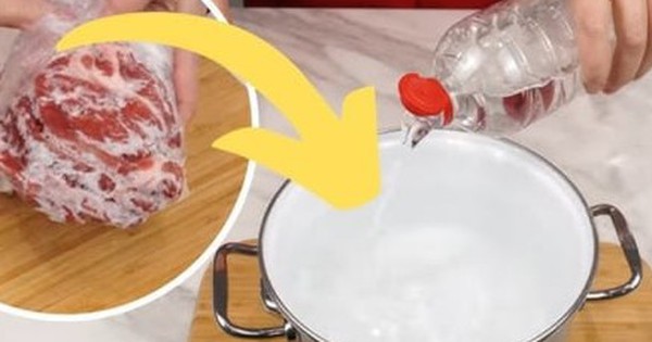 Cách rã đông thịt bằng giấm nhanh chóng và an toàn