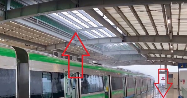 Tin mới vụ nhà ga tàu Cát Linh - Hà Đông bị 'dột', nước chảy lênh láng