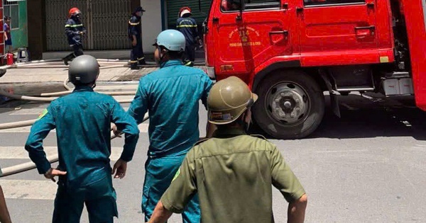 Cháy phòng giao dịch ngân hàng ở Khánh Hòa