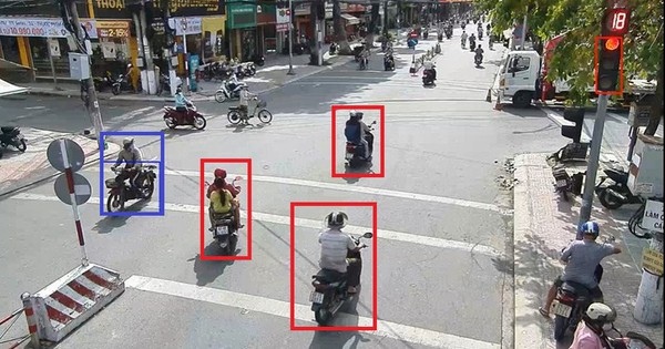 Hàng loạt xe máy vi phạm lỗi không đội mũ bảo hiểm cần nộp phạt nguội theo Nghị định 168