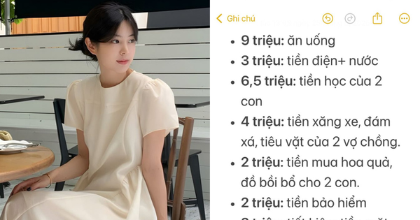 Dành 10 triệu/tháng mua vàng vẫn dư 3 triệu tiết kiệm, nhìn bảng chi tiêu xong ai cũng thở dài: Thế này vẫn còn than?