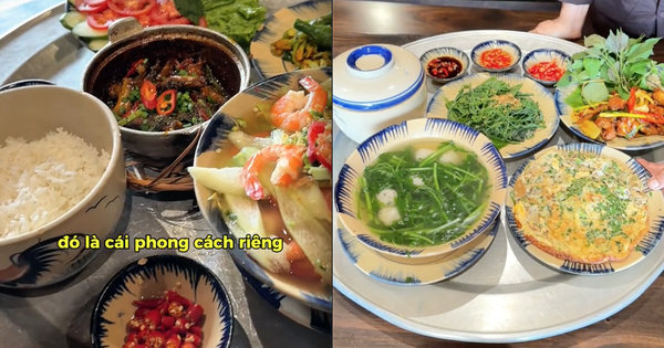 Sốc trước "cơm quê nhưng giá thành phố" của quán Dượng Bầu: Rau xào 115k, canh cua 140k, gây chú ý nhất là món này