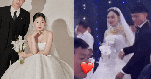 Vợ Hồ Văn Cường vàng đeo trĩu cổ đi lại khó khăn, đàng trai liền có hành động này nhận mưa lời khen