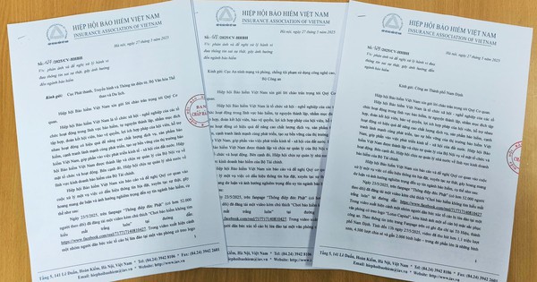 Lan truyền video công kích ngành bảo hiểm nhân thọ, nguy cơ khiến khách hàng mất niềm tin, hủy hợp đồng: Hiệp hội Bảo hiểm Việt Nam đề nghị xử lý nghiêm