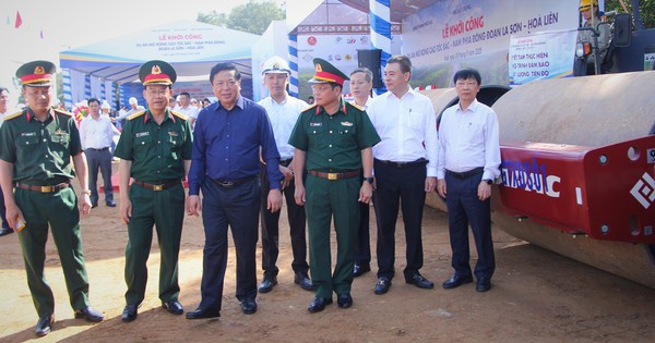 Khởi công dự án mở rộng cao tốc La Sơn – Hòa Liên, tổng vốn đầu tư hơn 3.000 tỉ đồng