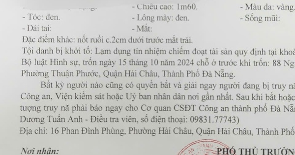 Truy nã Hà Văn Thuận