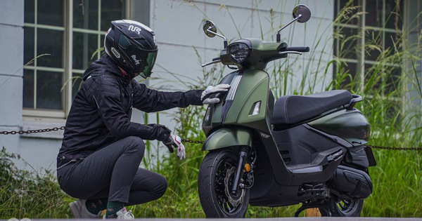 Cận cảnh mẫu xe tay ga 158cc của SYM: Đẹp như Vespa, thực dụng như Honda