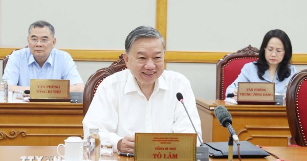 Tổng Bí thư Tô Lâm chủ trì họp về sắp xếp tổ chức bộ máy và đơn vị hành chính các cấp