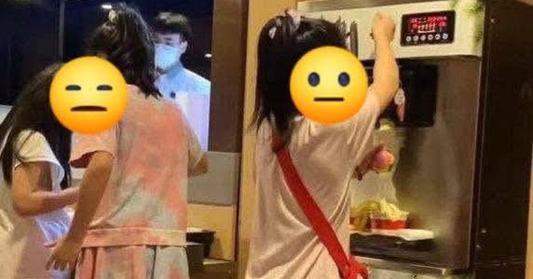 3 đứa trẻ quậy tung máy làm kem ở nhà hàng buffet, lấy lắm rồi bỏ phí, netizen mắng: "Ra đường thì dạy con cho kỹ"