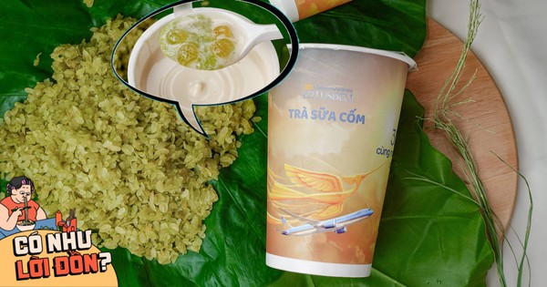 Cận cảnh cốc trà sữa cốm 50k của Vietnam Airlines: Bao bì đẹp nhưng topping bên trong mới là điều đáng chú ý