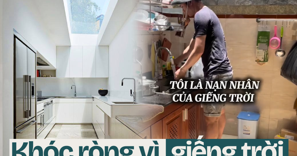 Không thể cười nổi trong ngôi nhà của chính mình vì... cái giếng trời: Nắng cũng khóc, mưa cũng khóc!