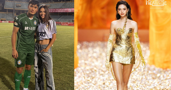 Vợ Tây của Bùi Tiến Dũng đẹp chấn động trên sàn catwalk, để mặt mộc ra SVĐ vẫn xinh nhất dàn WAGs Việt